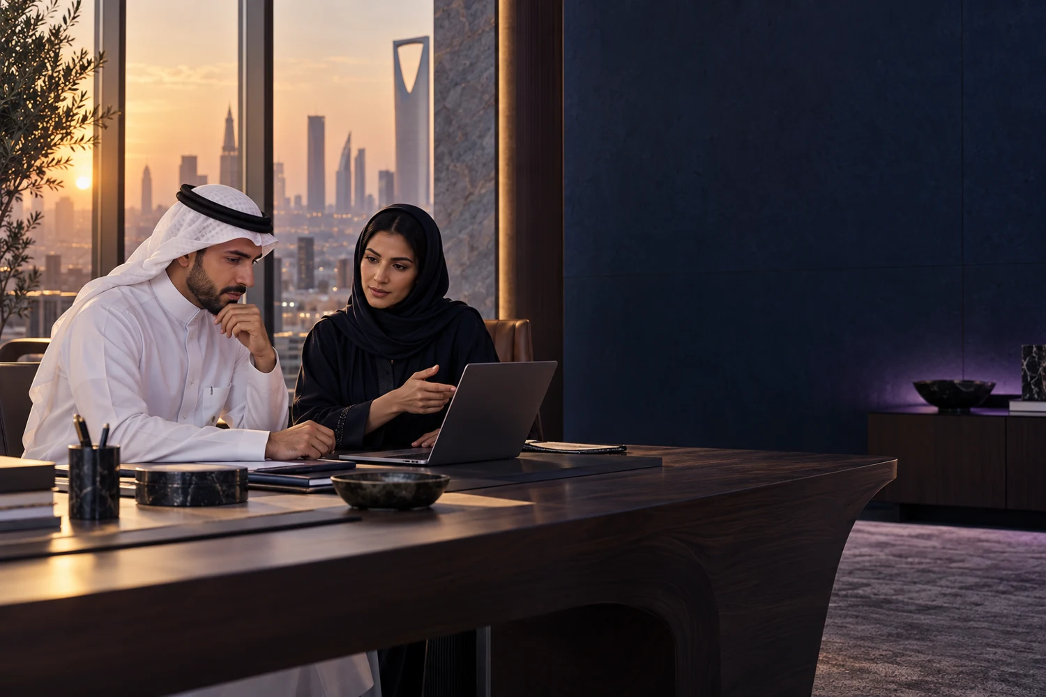 متخصصان سعوديان يناقشان نمو الأعمال