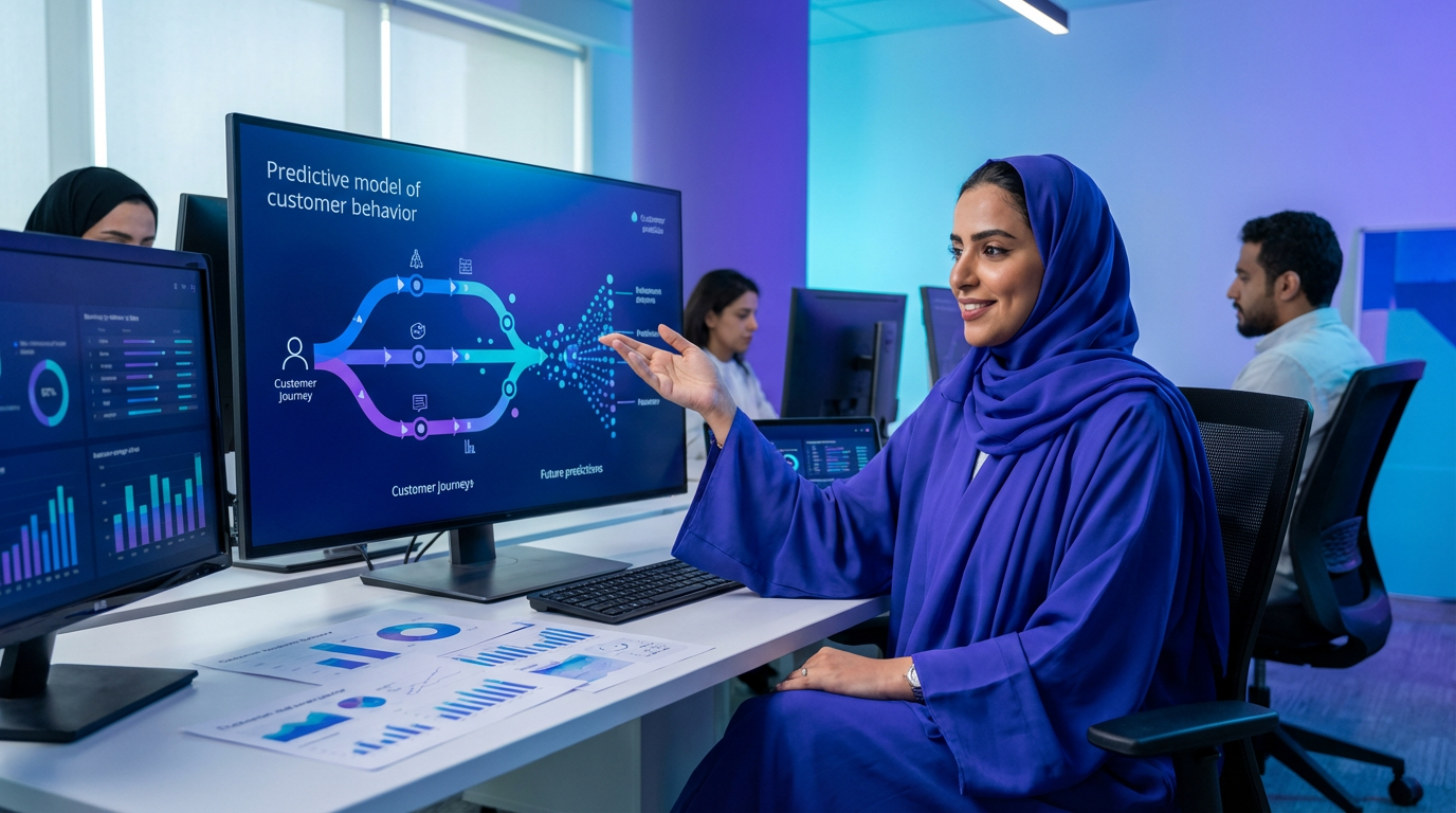 التحليلات التنبؤية في الذكاء الاصطناعي: توقع سلوك العميل قبل أن يحدث