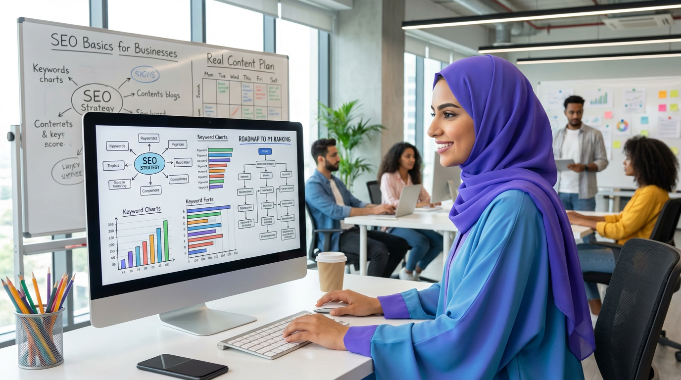 أساسيات السيو للشركات: خطة واقعية لتصدر نتائج البحث