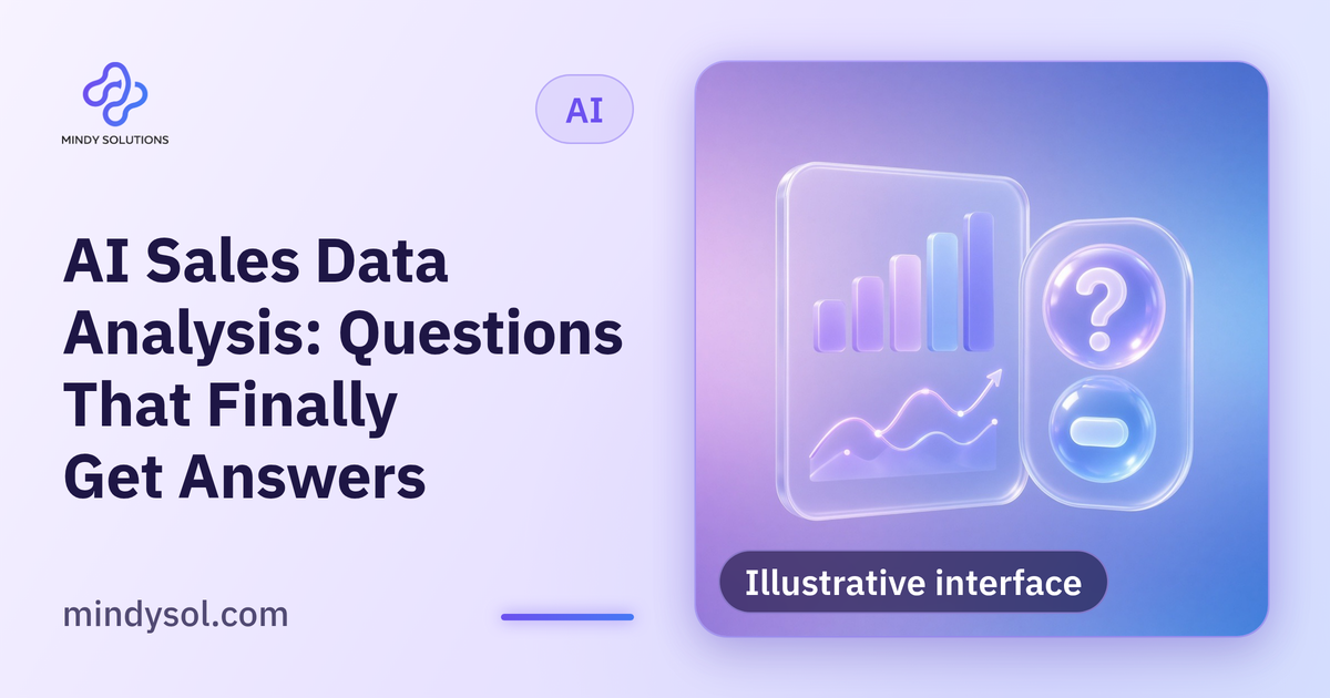 AI Sales Data Analysis: Questions That Finally Get Answers