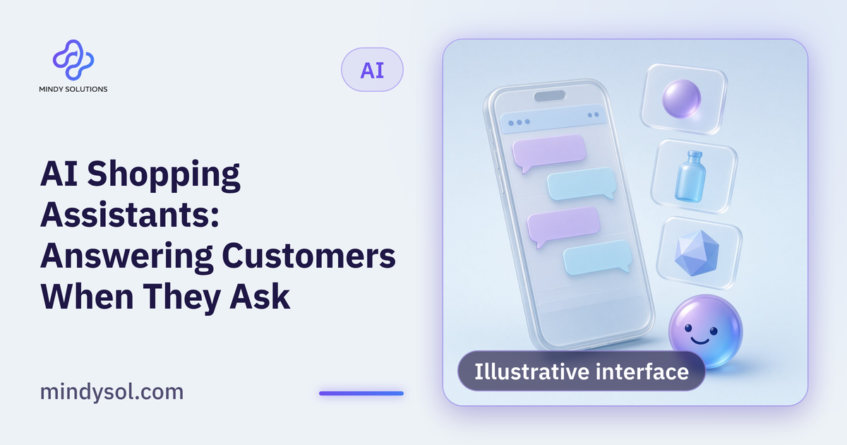 AI Shopping Assistants: Answering Customers When They Ask